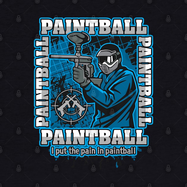 Paintball Player Blue Team by RadStar